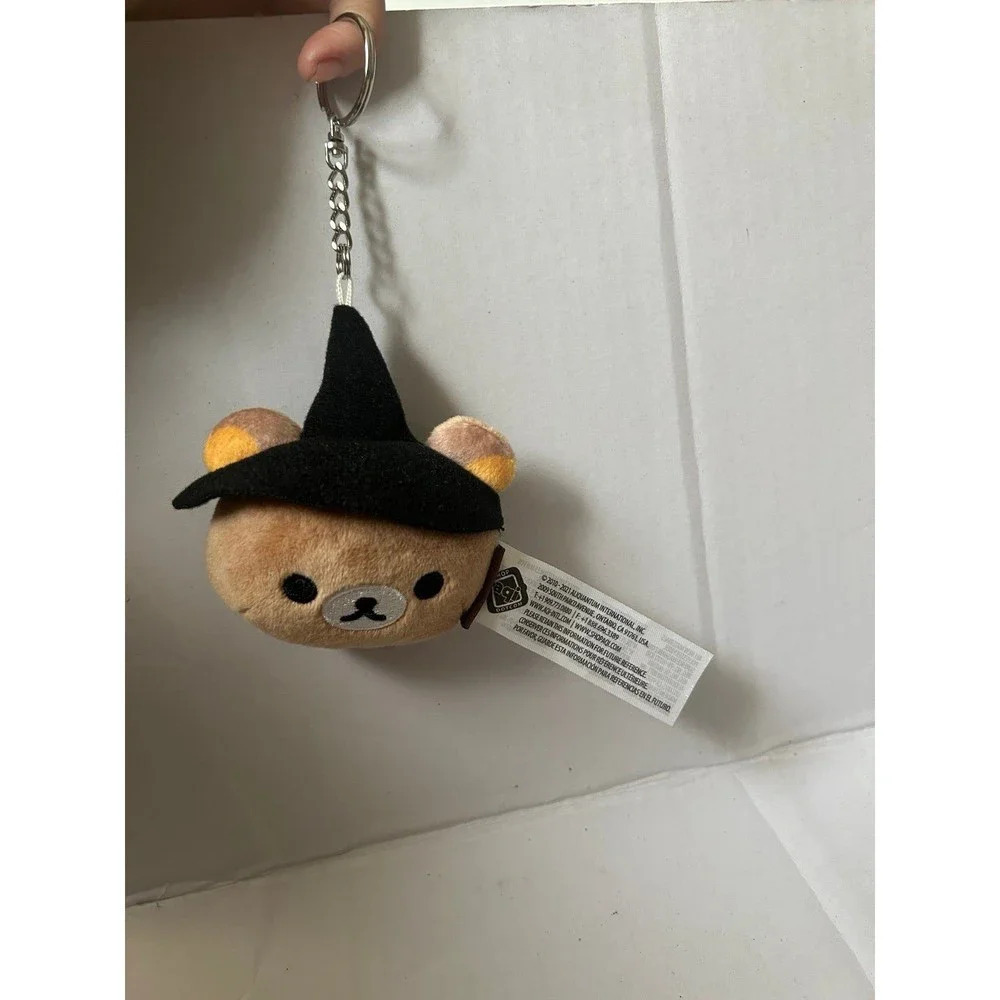Rilakkuma Plush Keychain with Witch Hat